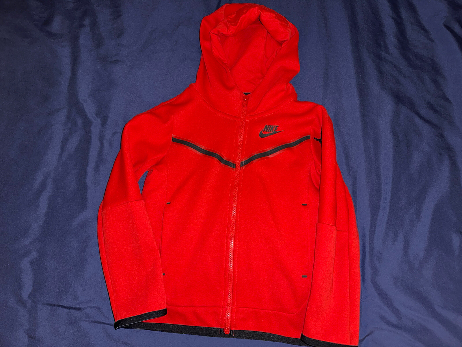 Nike Tech Fleece Hoodie Boys Extra Small XS CU9223-657 | Inox Wind