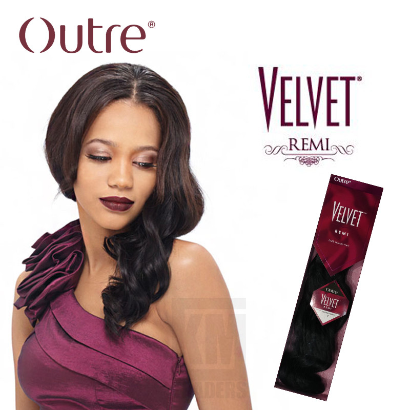 Remi human hair VELVET REMI 100% Human Hair Yaki Weave 8 main image 2