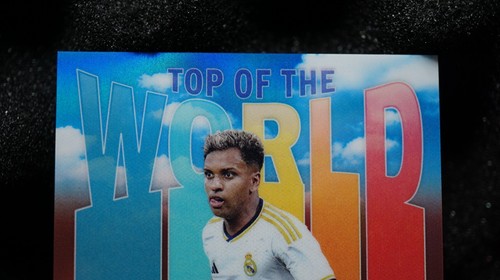 RODRYGO 2023 TOPPS MEJOR TOP DEL MUNDO REFRACTOR ORO ROSA/75 RARO - Imagen 2 de 6