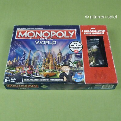 Monopoly Here & Now World - Komplett Top! - 8 Spielfiguren Hasbro  2015 B6141100