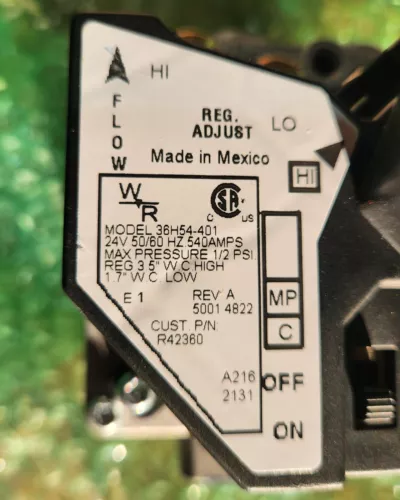 White Rodgers 36H54-401 Gas Valve