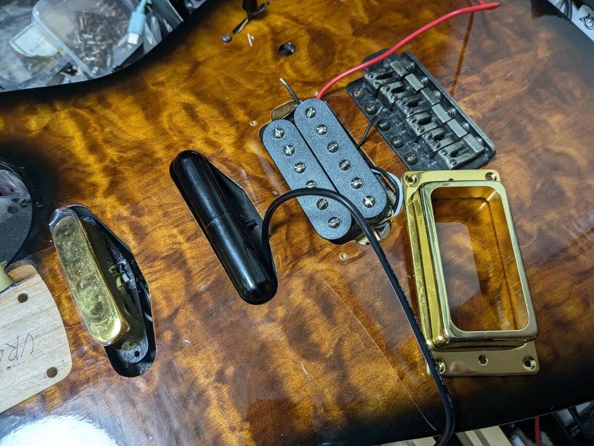 Electric Guitar Bill Lawrence VR402 TlLipH MOD Quilted Top Electric Guitar Bill Lawrence VR402 TlLipH MOD Quilted Top