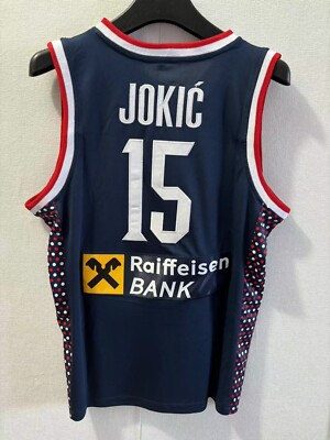 New #15 Jokic Jokić Jersey Team Srbija Serbia Basketball Jerseys