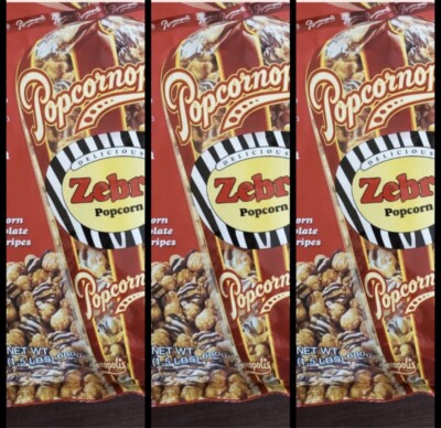 ボンボネロ Zebra® Popcorn 3 oz Bag - Popcornopolis