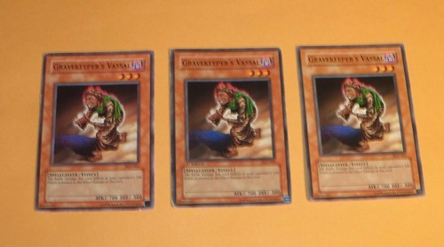 3X Gravekeeper's Vassal PGD-063 - Yugioh Yu Gi Oh! 3 Playset | eBay