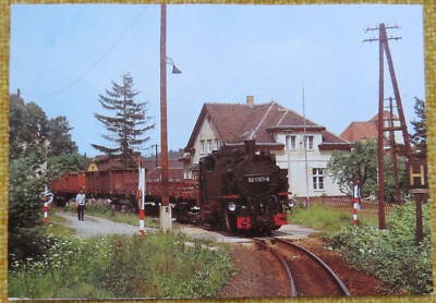 Ansichtskarte Schmalspurbahn Zittau-Oybin/Jonsdorf - Bhf Olbersdorf-Ober (66-24)