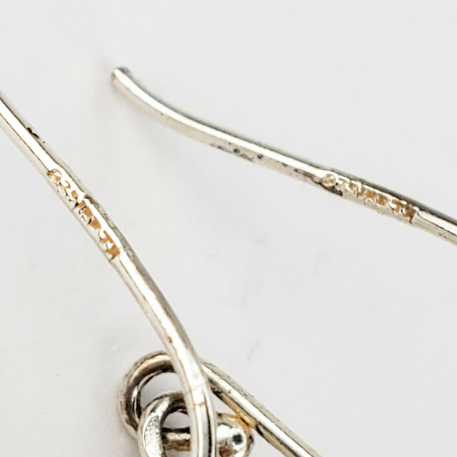 Sterling Silver 925 Infinity Loop Hoop Earrings H… - image 4