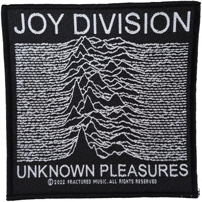   Joy Division - Unknown Pleasures gewebter Aufnäher - woven Patch NEU