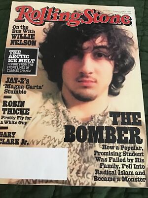2013 AUGUST 1 ROLLING STONE MAGAZINE - THE BOMBER COVER - L 14582