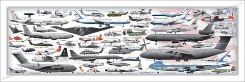 Aircraft,poster,airplane,Helicopter,military,USAF,USMC,Navy,USCG - Picture 9 of 10