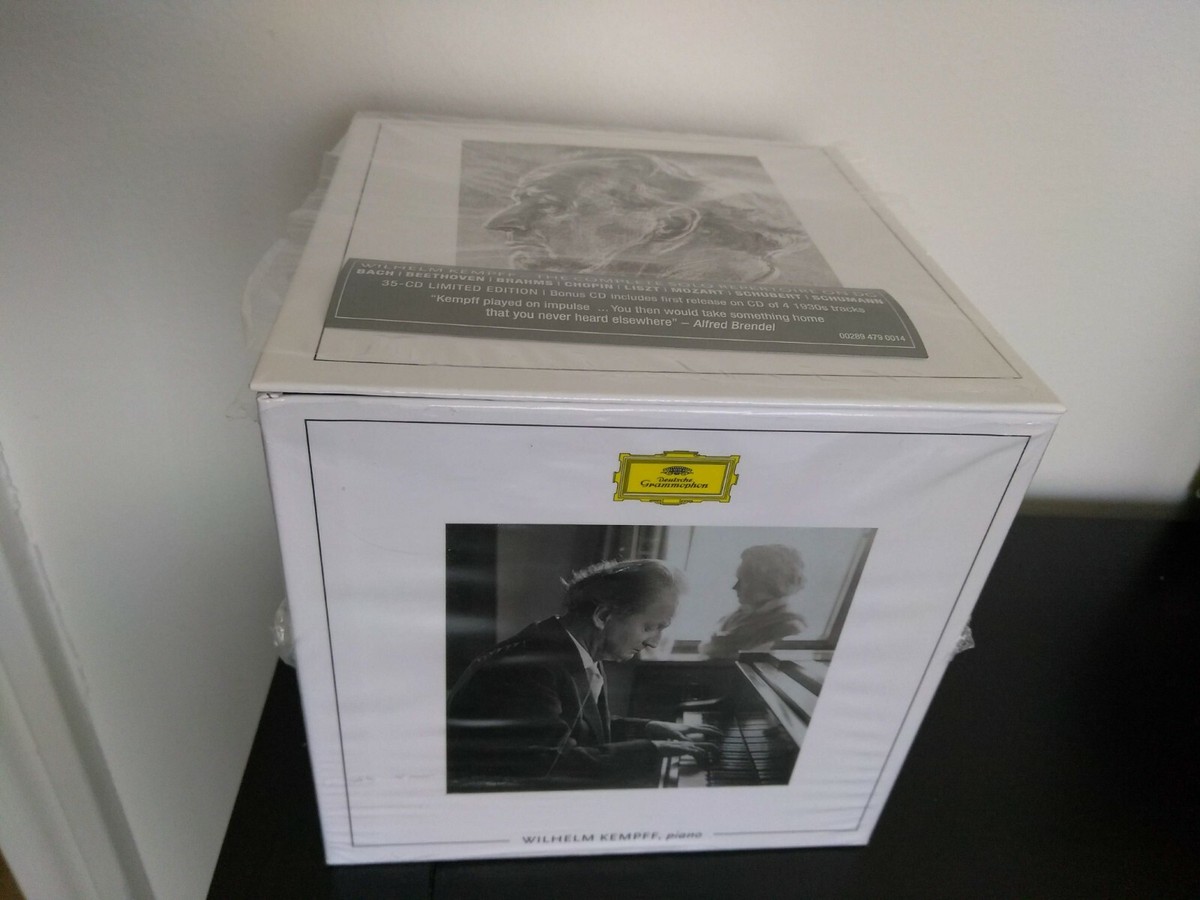 Wilhelm Kempff The Complete Solo Repertoire DG 35 CD RARE OOP box  
