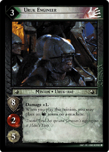 LOTR TCG Battle at Helm's Deep, Rare's/Uncommons/Common Single Card Sale Part 2 - Picture 22 of 41
