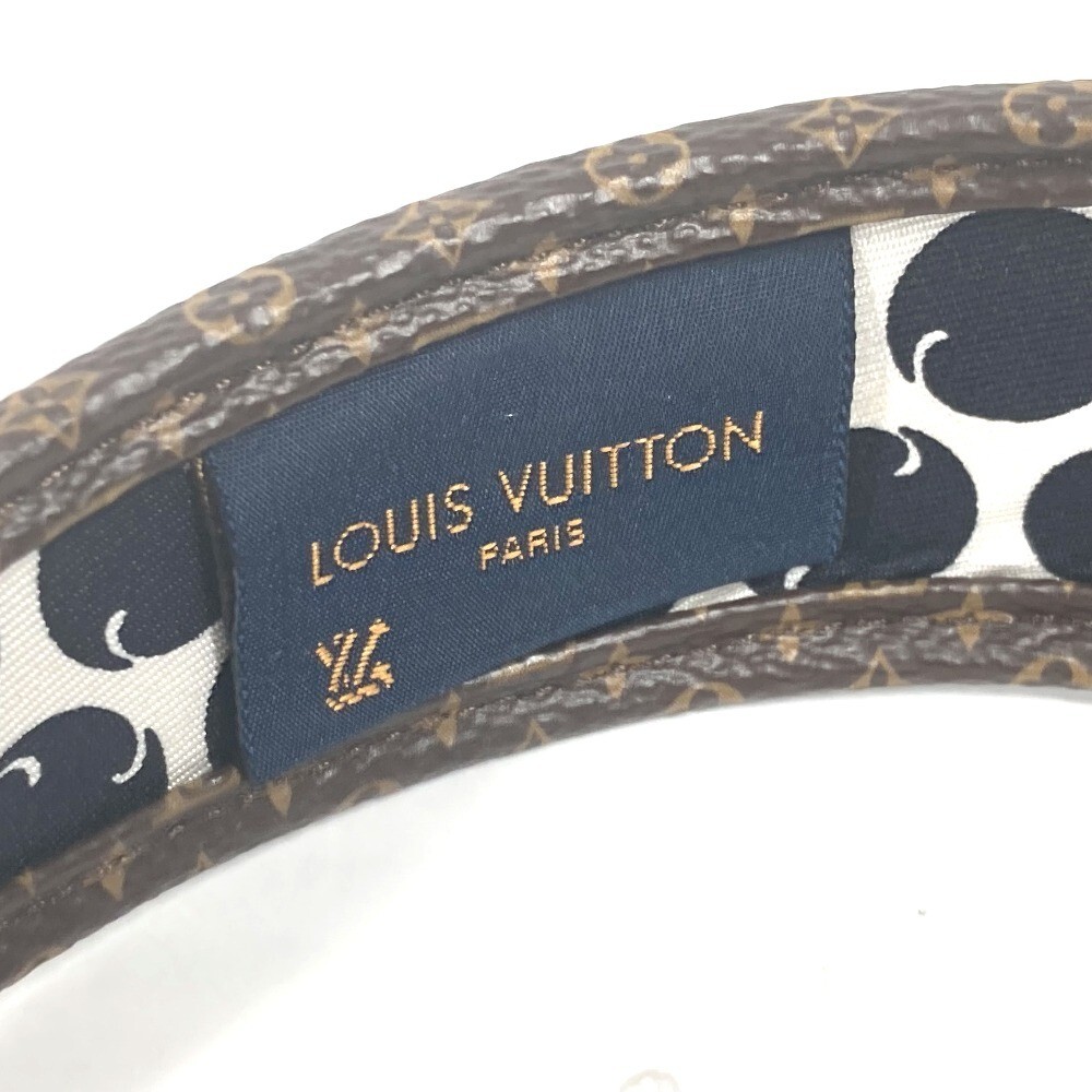 Louis Vuitton Monogram Headband Be Mindful Silk White M77394