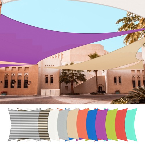 Sun Shade Sail UV Block Canopy Cover 