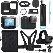 Accessories Kit Chest Head Strap Mount Set for Go Pro/Gopro Hero 4K Black Mini