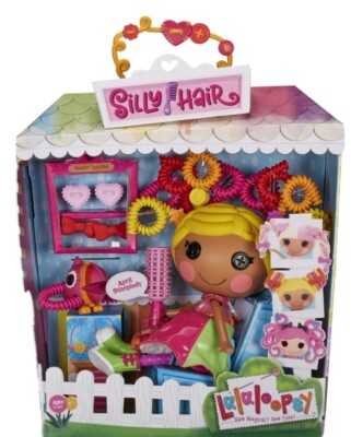 NIB Lalaloopsy Silly Hair 13 inch Doll April Sunsplash and Pet Toucan