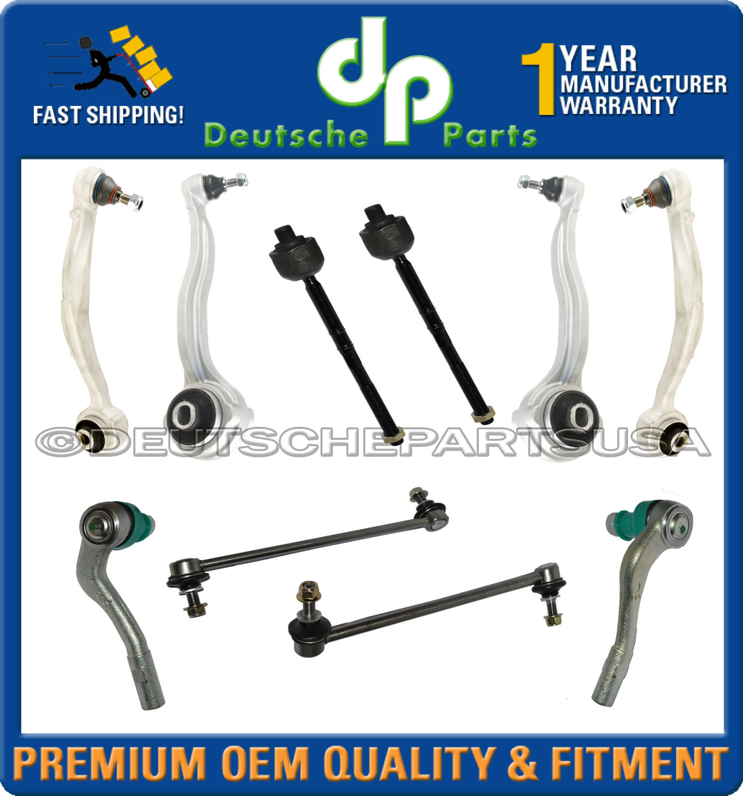 Mercedes W204 C220 C250 FRONT CONTROL ARM ARMS BALL JOINTS SUSPENSION