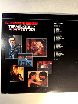 TERMINATOR 2 JUDGEMENT DAY Widescreen Edition Laserdisc 2 Disc Set