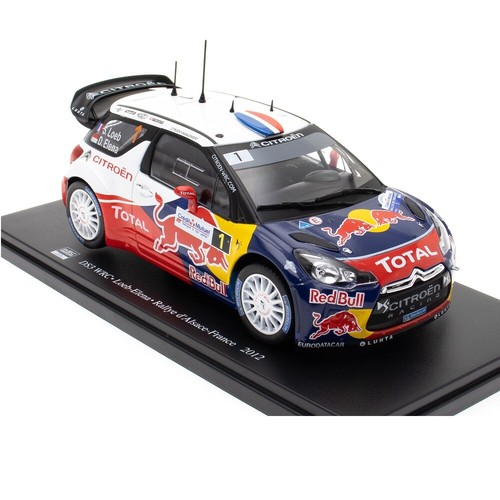Miniature Citroën DS3 WRC N°1, Loeb, Rallye De France 2012, Ixo 1/43, Occasion