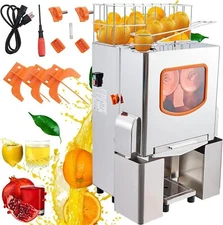 Commercial Juicer Machine 120W Sugar Orange Squeezer for 22-30 per Minute 110V 