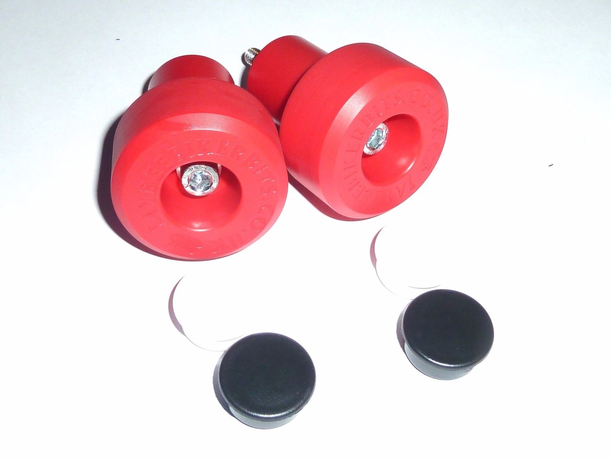 KAWASAKI ZX12R ZX12 R 2000-2006 RED CRASH MUSHROOMS SLIDERS