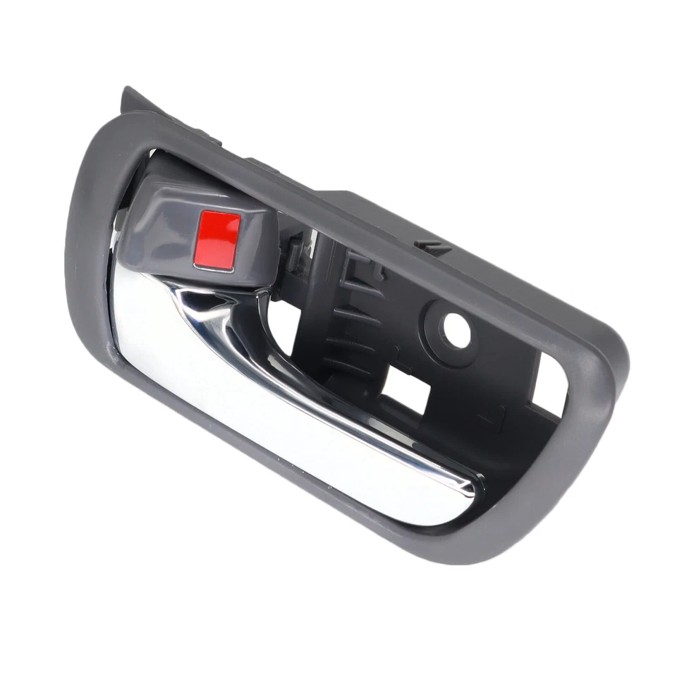 Manija interior cromada de la puerta interior lado del conductor izquierdo gris para Toyota Camry 2002-2006 Foto 2 de 4
