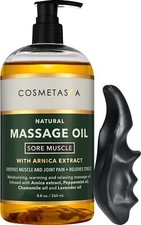 Cosmetasa Sore Muscle Massage Oil with Deep Tissue Massager - Thumb Saver 8.8