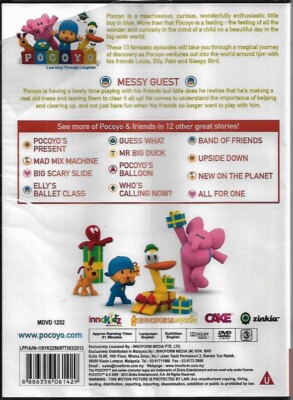 Pocoyo Learning Through Laughter DVD Season 2 Messy Guest + 12