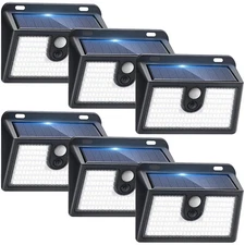 149 LED Solar Powered PIR Motion Sensor Lights Outdoor Garden Security Wall Lamp
