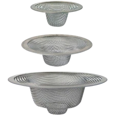 3pc Assorted Size STAINLESS STEEL MESH STRAINER Kitchen Bathroom Sink Tubs