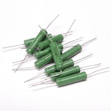 5PCS 10 Watt 0.1-10K Ohm  5 - Audio Grade Wirewound Resistor Axial Epoxy Coated