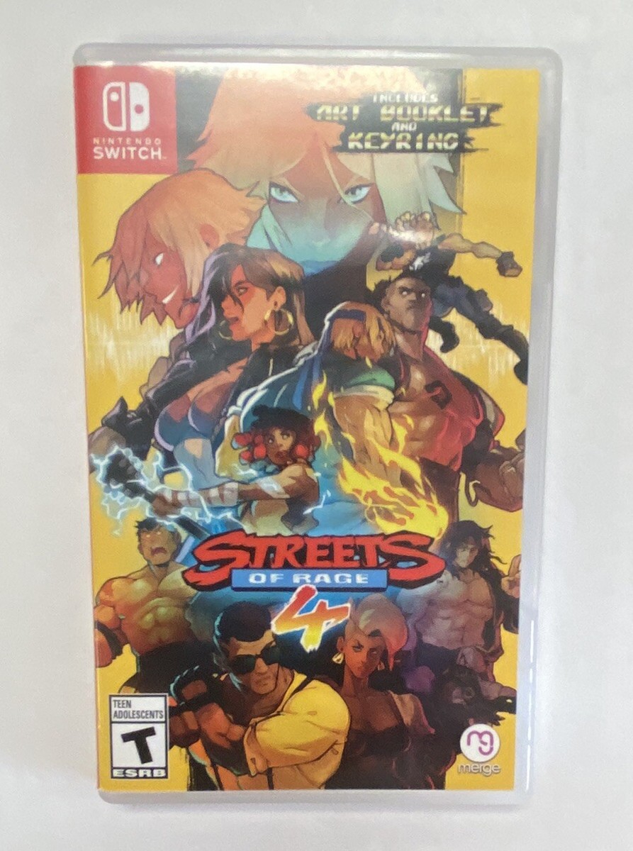 Streets of Rage 4 - Nintendo Switch with keychain and art book