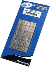 Steel Wheel Weights Nickel Plated