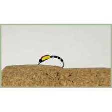 Epoxy Buzzer Flies, 6 Pack Traffic Light Buzzers, Choice of Sizes, Trout Flies