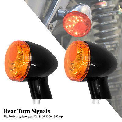 Purchase 2008 Harley Davidson OEM XL Sportster Chrome Rear Turn Signals 1200 883 04 In Oregon - Foto 4