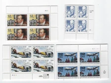 SC 2674.2936,3195,3211 Berlin Airlift,Klondike,Wallenberg,Wallace 4 P/B's  MNH 