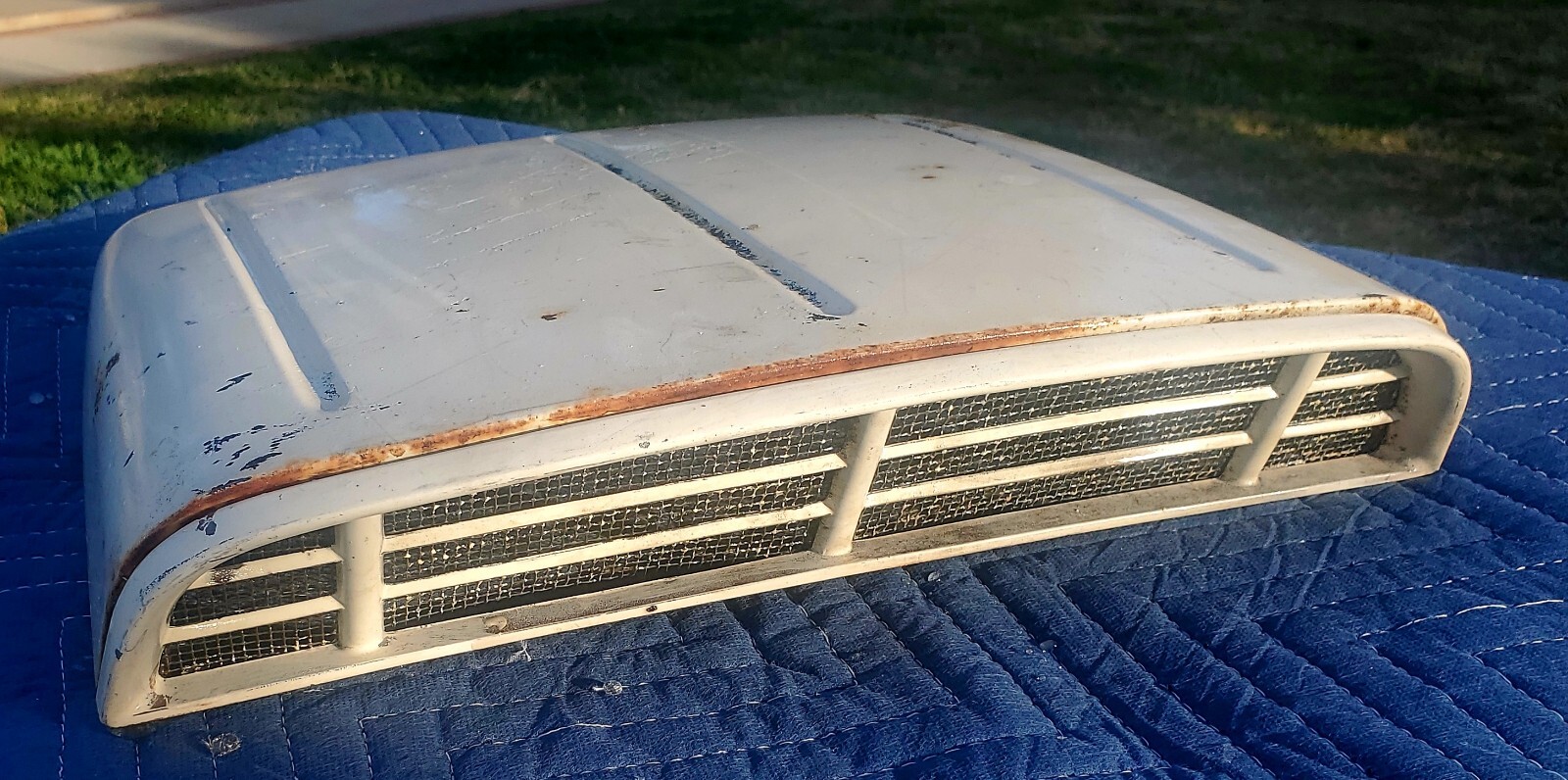 LOOK Vintage Ford Super Duty Pontiac Metal Hood Scoop Gasser Willys 55