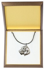 Dachshund Coarse Hair Dachshund Teckel II - Dog Collar IN Geschenkbox,Silver