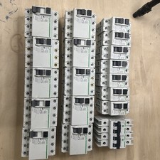 Lot Of-19-Schneider Electric Multi9 GFP 4 Pole Residual Current Circuit Breaker