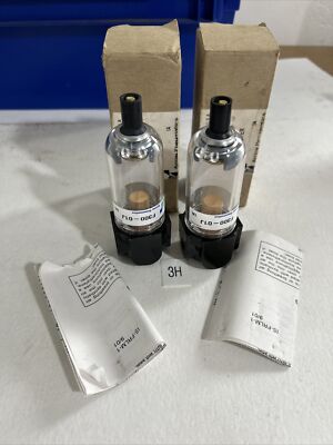 (2) New ARROW PNEUMATICS F300-01J 1/8 Mini Filter Air Regulator Filter ...