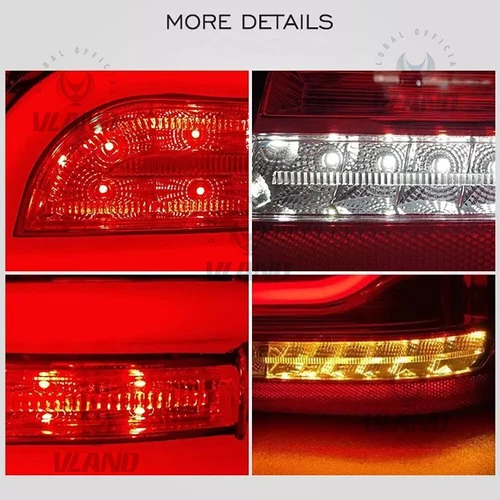VLAND LED Headlights + Red LED Tail Lights Rear For Toyota Highlander 2001-2007 - Picture 17 of 19