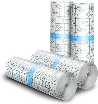 Waterproof Tattoo Aftercare Bandage Second Skin Bandage 6 x 1.1 Yard 4 Rolls