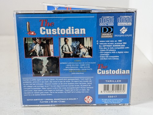 Video CD The Custodian Anthony Paglia Hugo Weaving 1993 CDI 3DO Amiga CD32 VCD - Photo 4/4