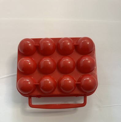 Camping Egg Holder -Compact Carrier Storage Container Travel Case -Holds 12 Eggs