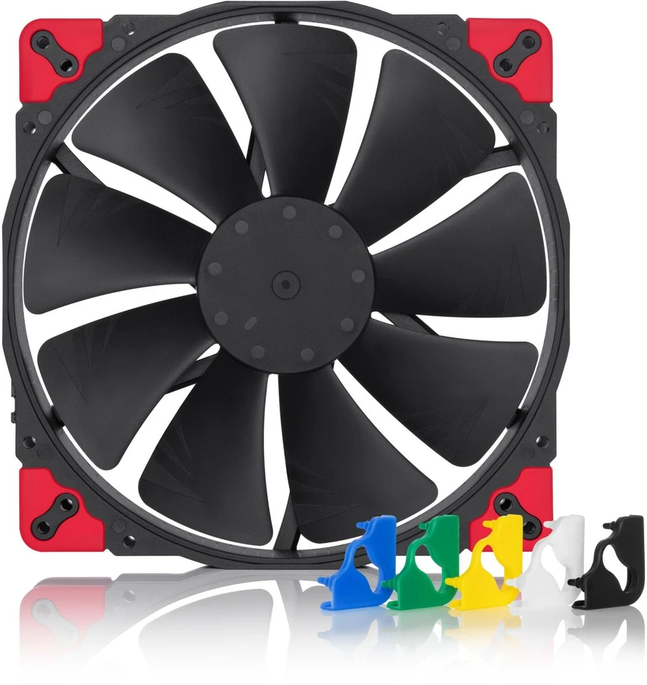 Noctua NF-A20 PWM chromax.black.swap 12V 800RPM 200mm Premium Quality PC Fan - Image 2 of 4