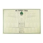 Paper Family History Genealogy Tree Genetic Ancestry Chart 7 Generations Poster