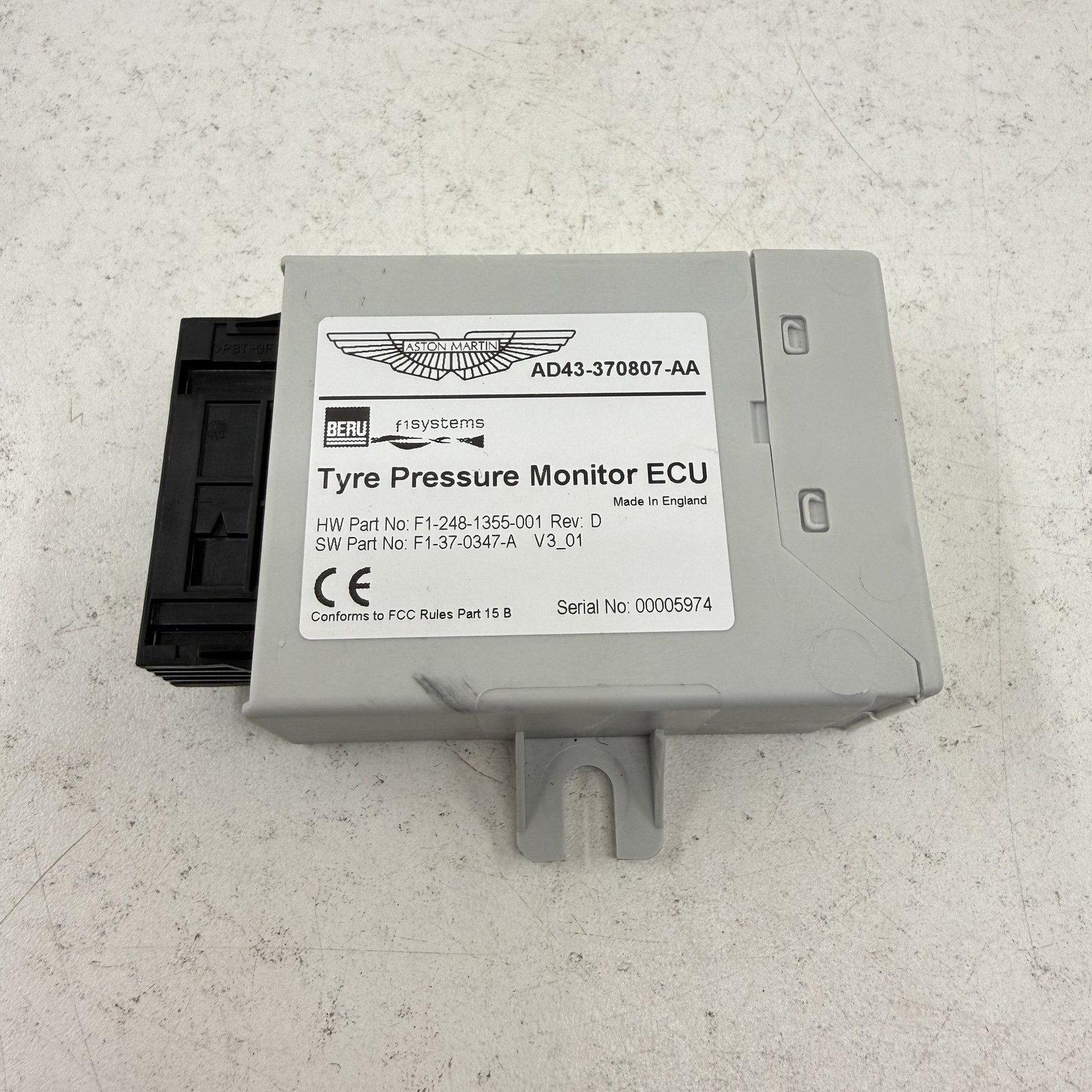 Aston Martin V8 Vantage 2006-2017 Tpms sensor