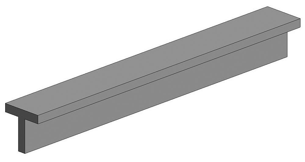 Evergreen 500768 - T-profile, 35 mm long, height/width 6.5 mm, 2 pieces - New