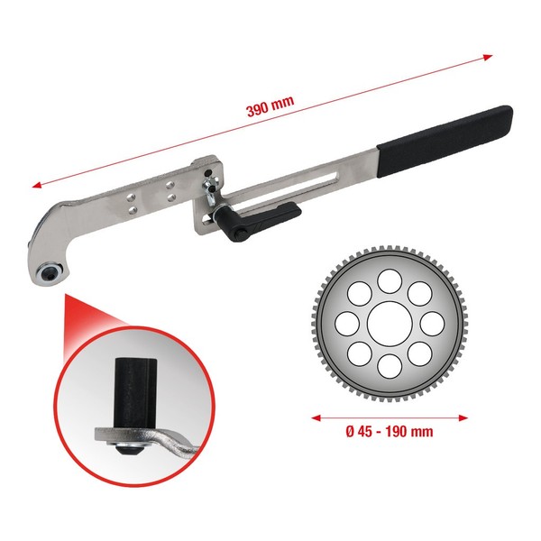 KS Tools Universal Arretierwerkzeug / Gegenhalter FüR NockenwellenräDer-image