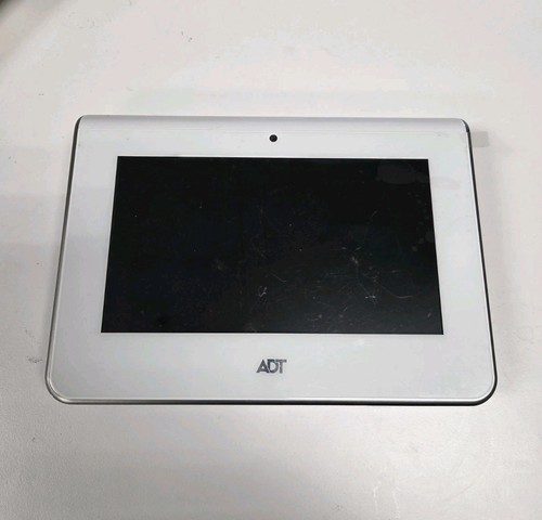 USED - ADT Touch Screen Keypad White Alarm Security Keypad Control Panel Wired